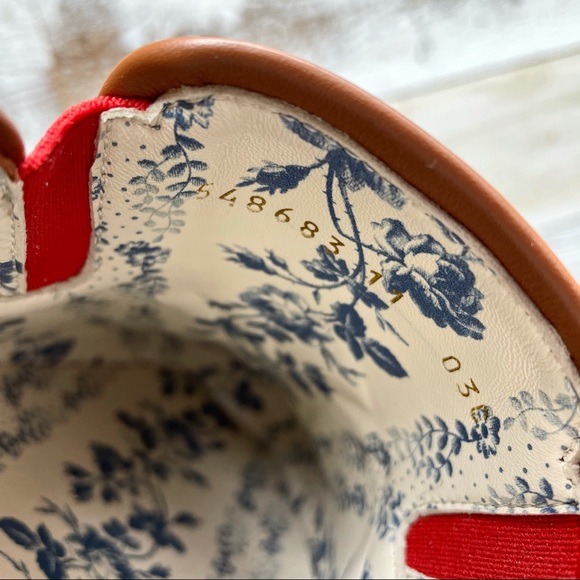 Gucci Yankees Beige GG Logo Slip On Sneakers Shoes - Picture 10 of 16